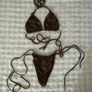 Rhea bikinis coconut haze set